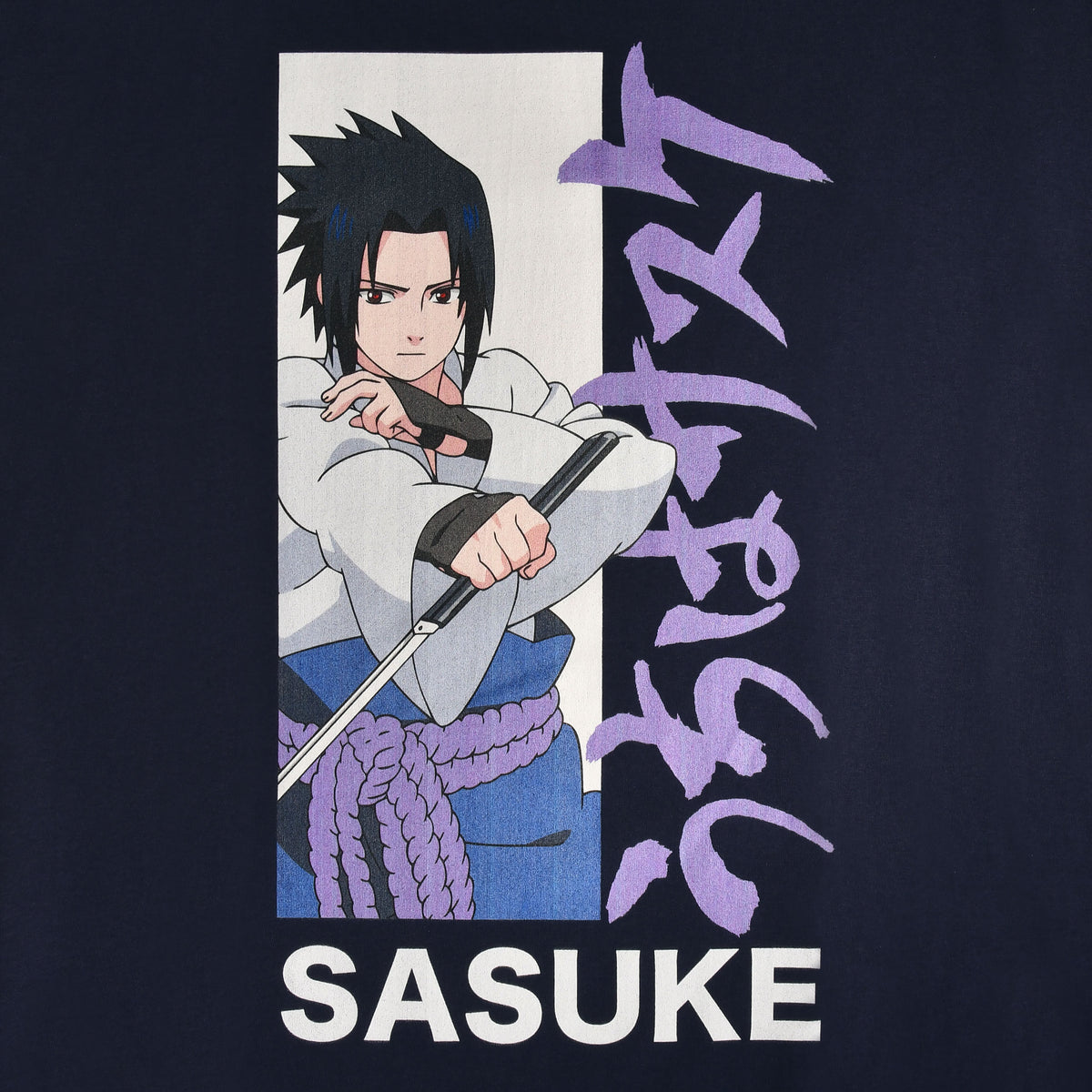 Image produit Naruto - T-shirt Sasuke bleu