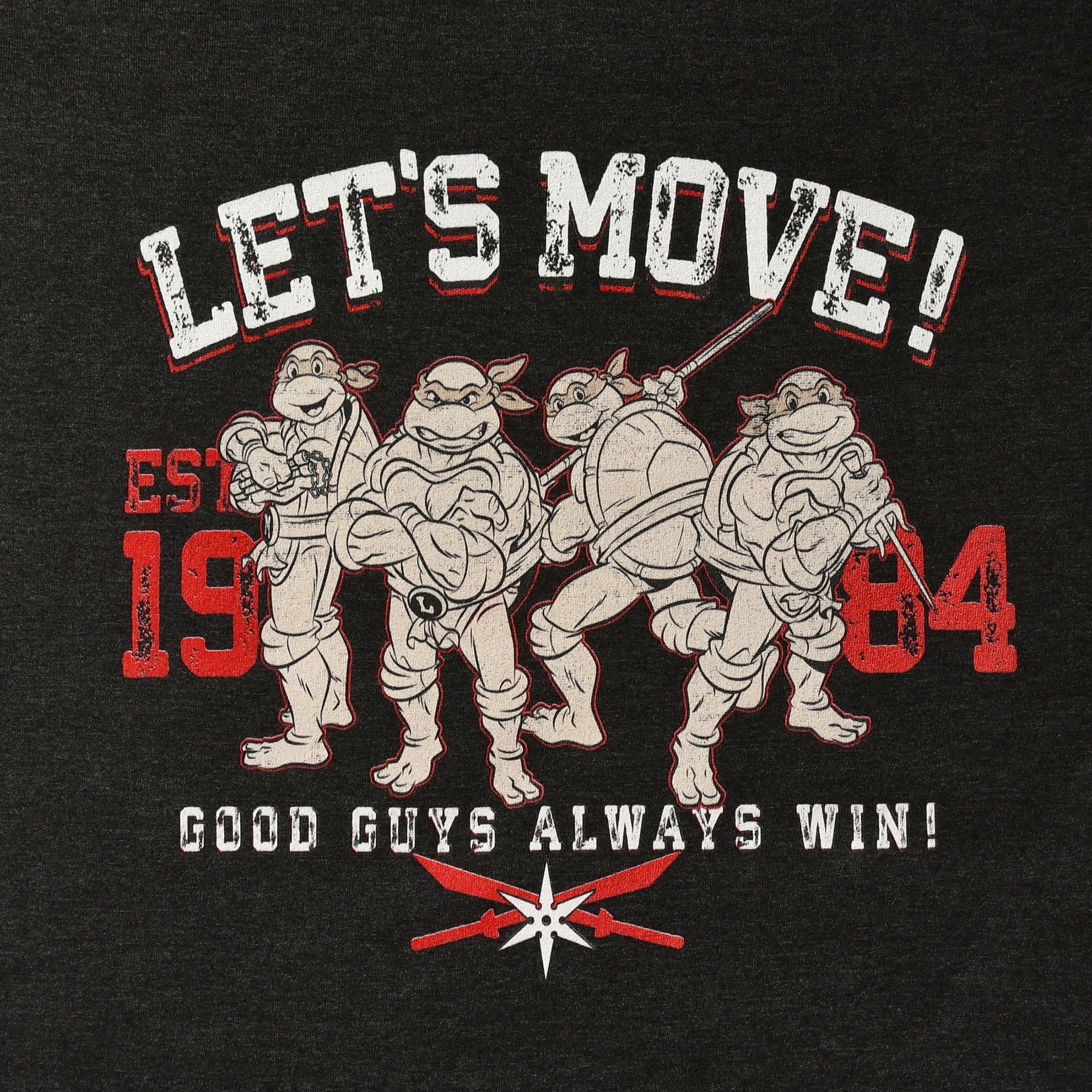 Image produit Teenage Mutant Ninja Turtles - Lets Move! T-shirt noir