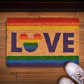 Image produit Mickey Mouse - Tapis de porte Love Pride
