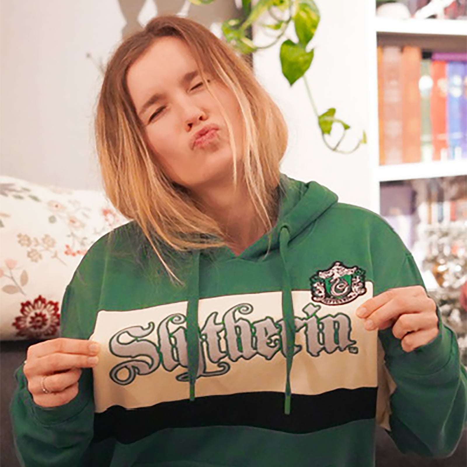 Immagine del prodotto Harry Potter - Felpa con cappuccio Team Serpeverde