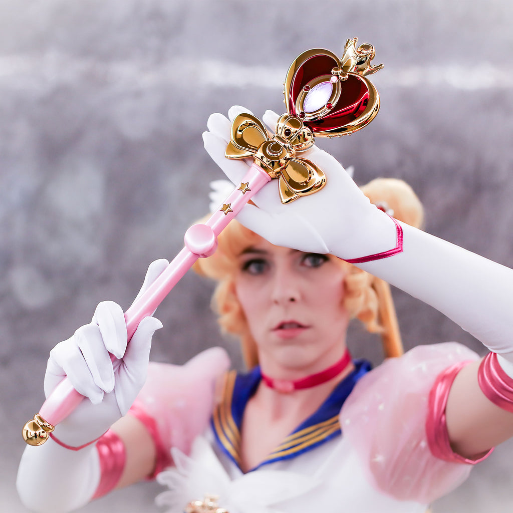 Image produit Sailor Moon - Réplique du Sceptre Cosmique des Cœurs de Lune