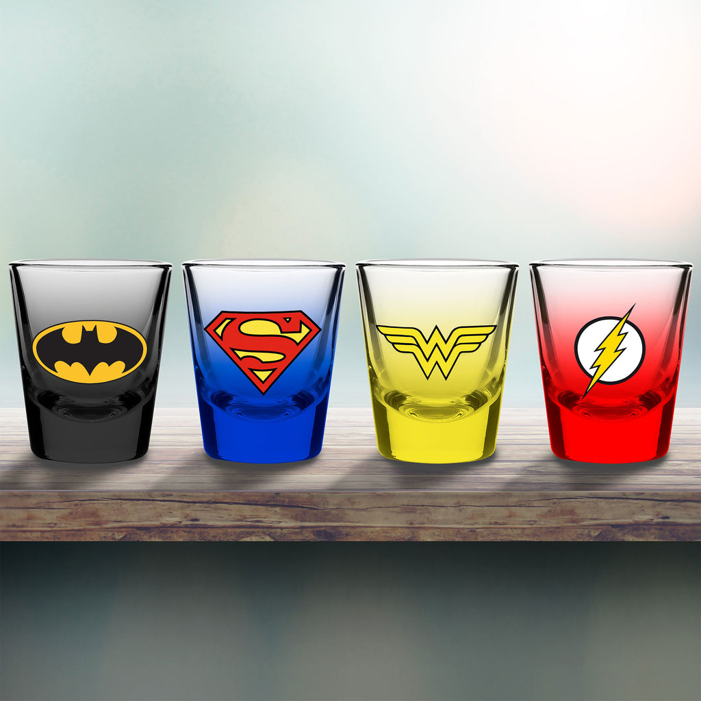 Image produit DC Comics - Ensemble de verres à shot de symboles