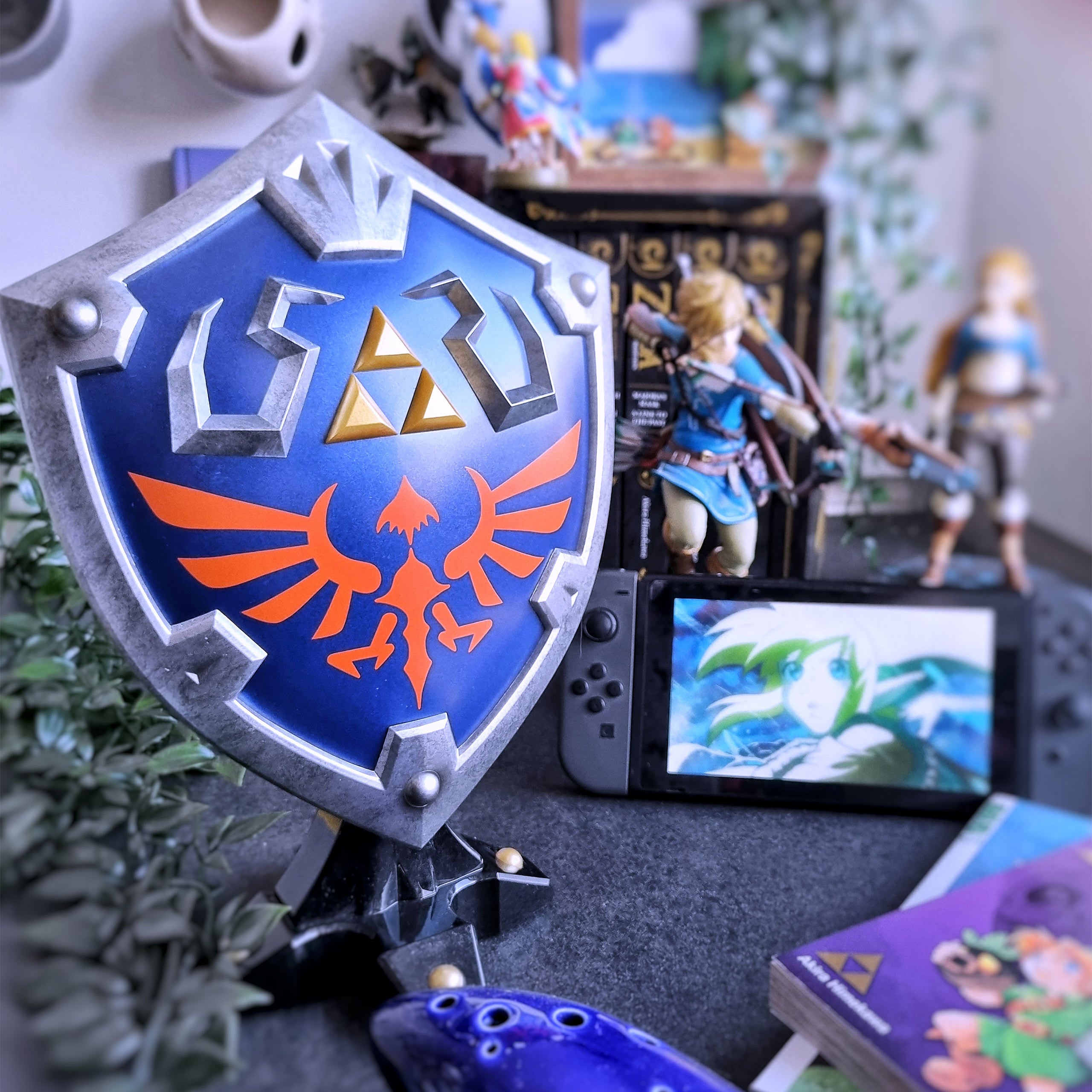 Immagine del prodotto Zelda - Replica della statua dello scudo di Hylia