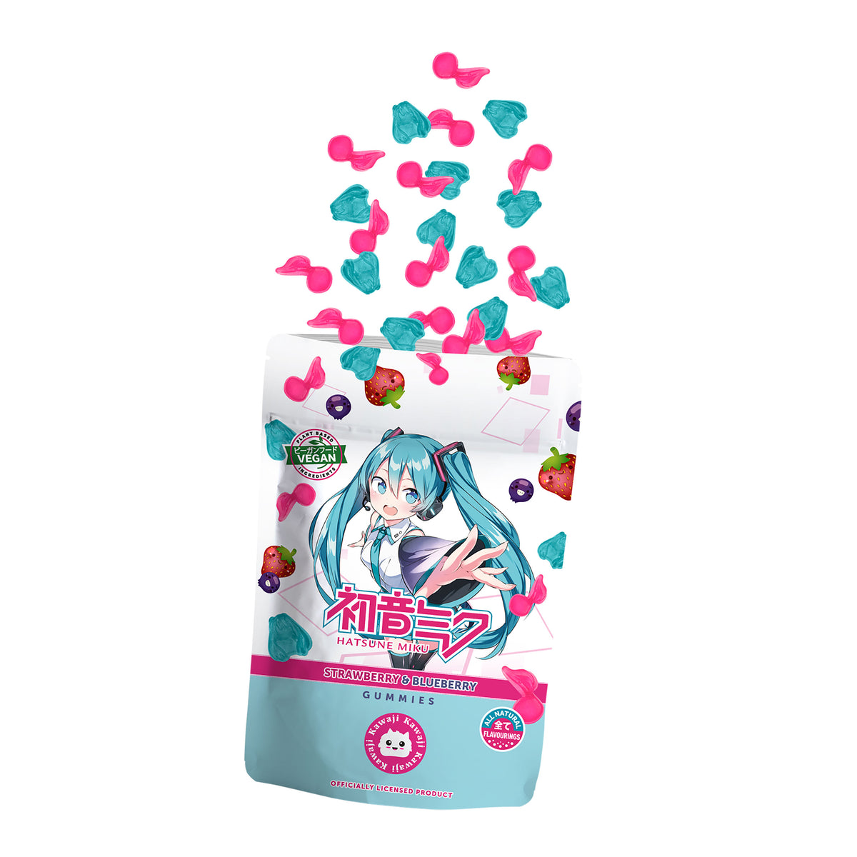Immagine del prodotto Hatsune Miku - Powerbeärs Gomme da Masticare Kawaii di Frutta Vegane