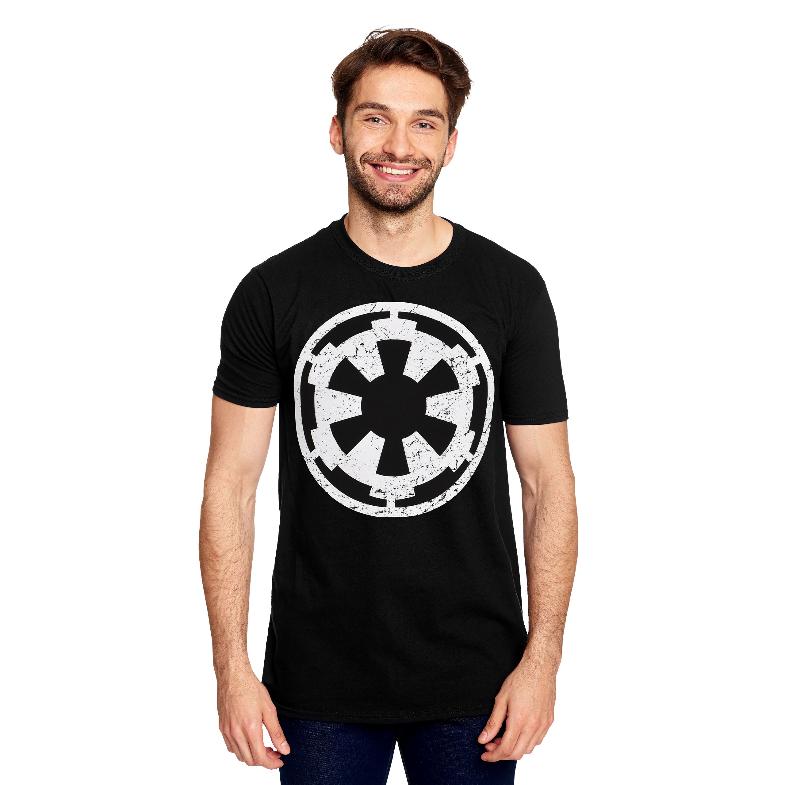 Immagine del prodotto T-shirt nera con logo dell'Impero - Star Wars Andor