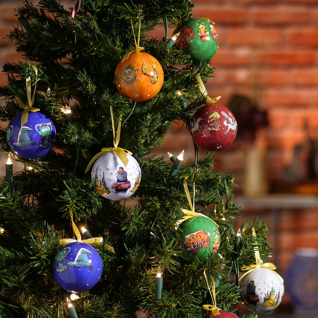 Immagine del prodotto Palline per albero di Natale Wizarding World, set da 14 - Harry Potter