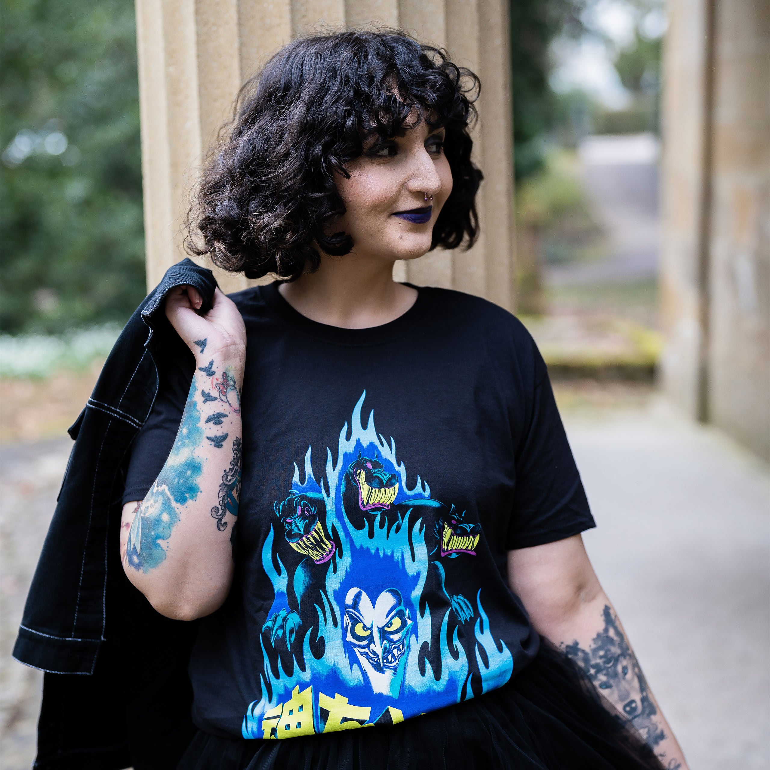 Image produit Hercule - T-shirt Hades japonais noir