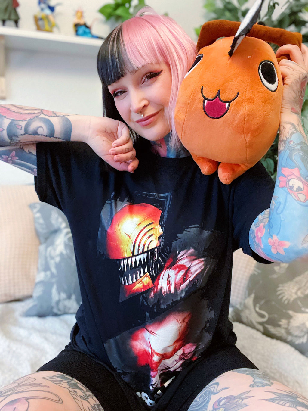 Immagine del prodotto Chainsaw Man - T-shirt grafica core nera