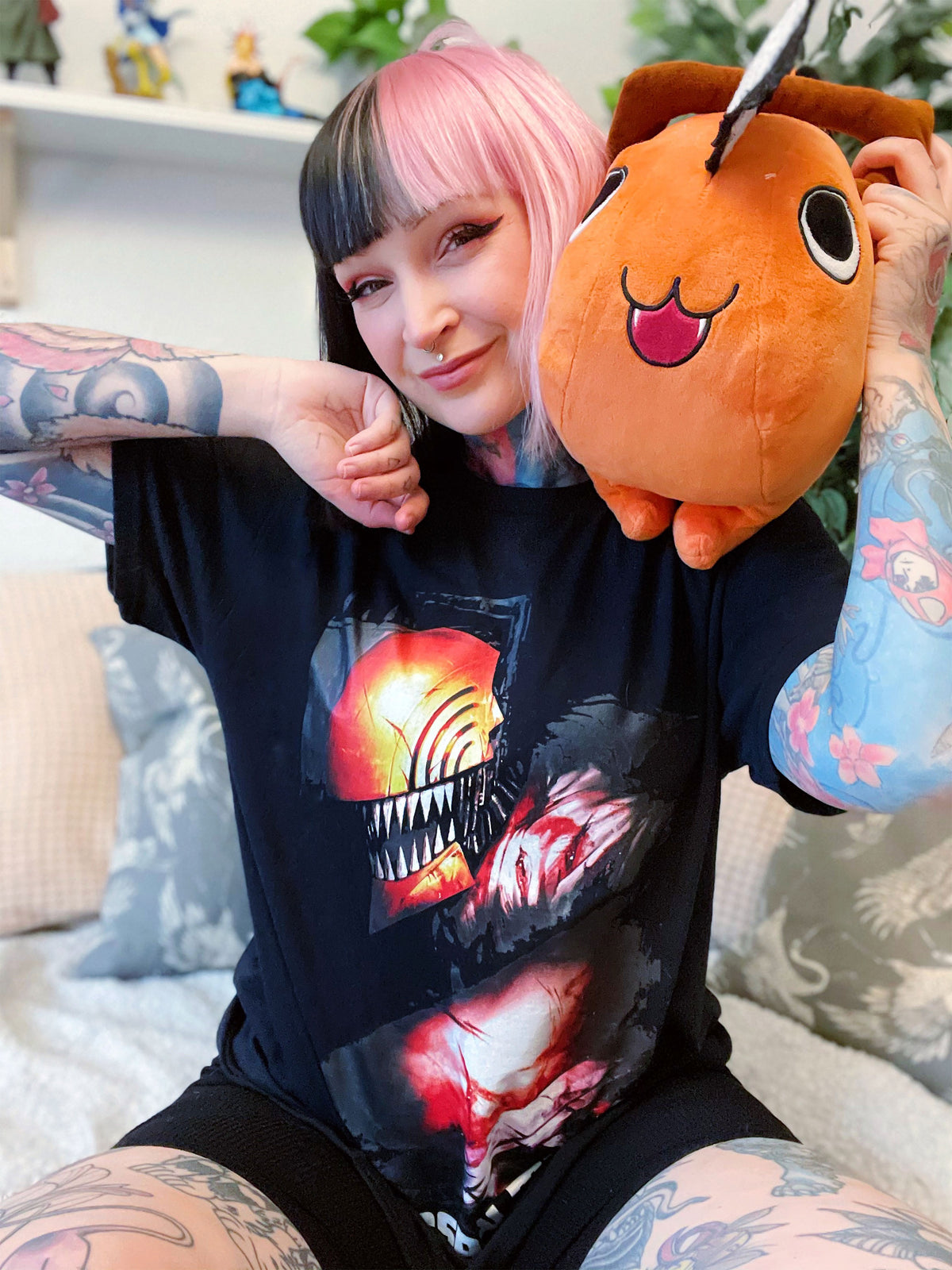 Immagine del prodotto Chainsaw Man - T-shirt grafica core nera