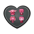 Image produit Star Wars - Ensemble de 4 figurines Funko Pocket Pop Edition Saint-Valentin