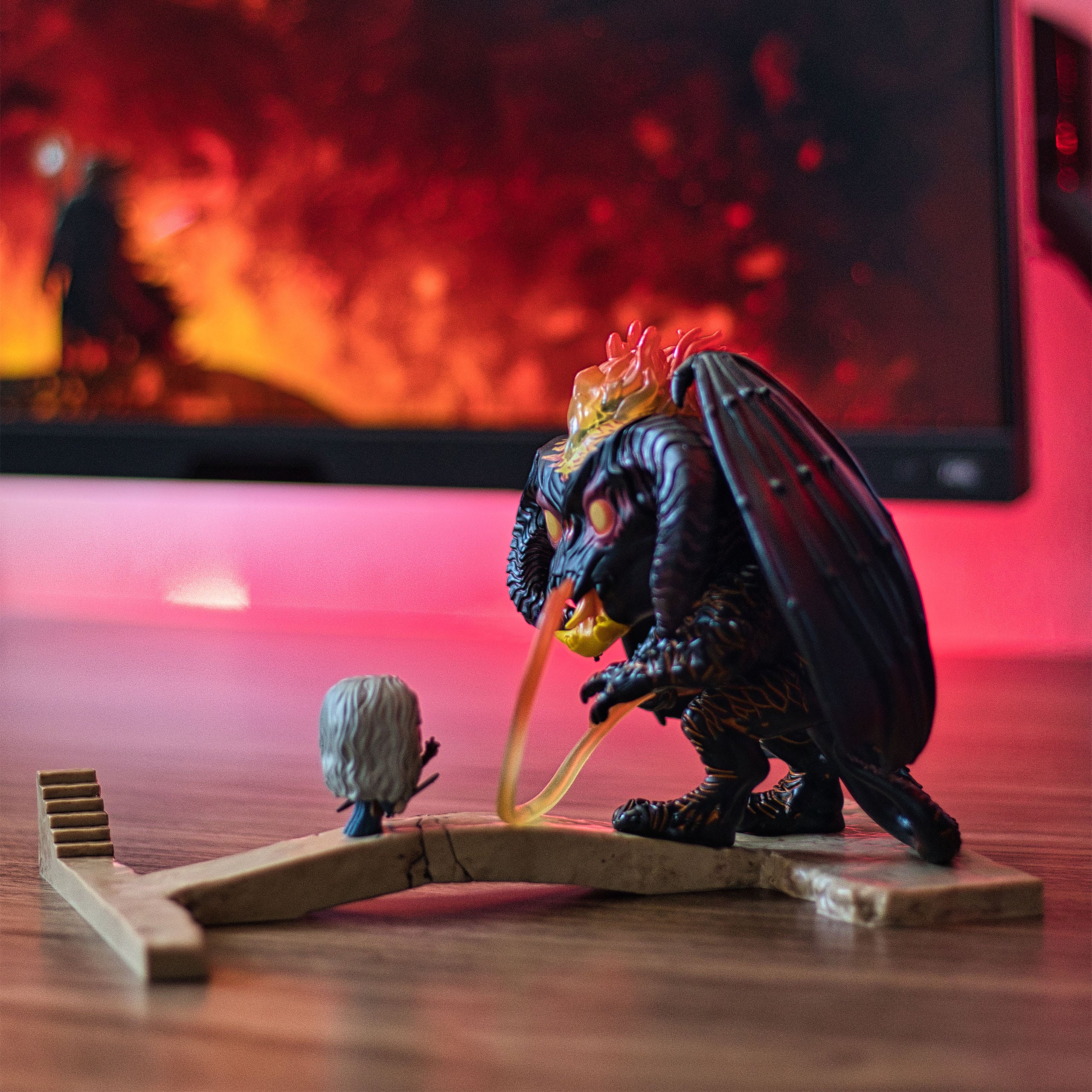 Produktbild Der Herr der Ringe - Gandalf vs Balrog Funko Pop Figurenset