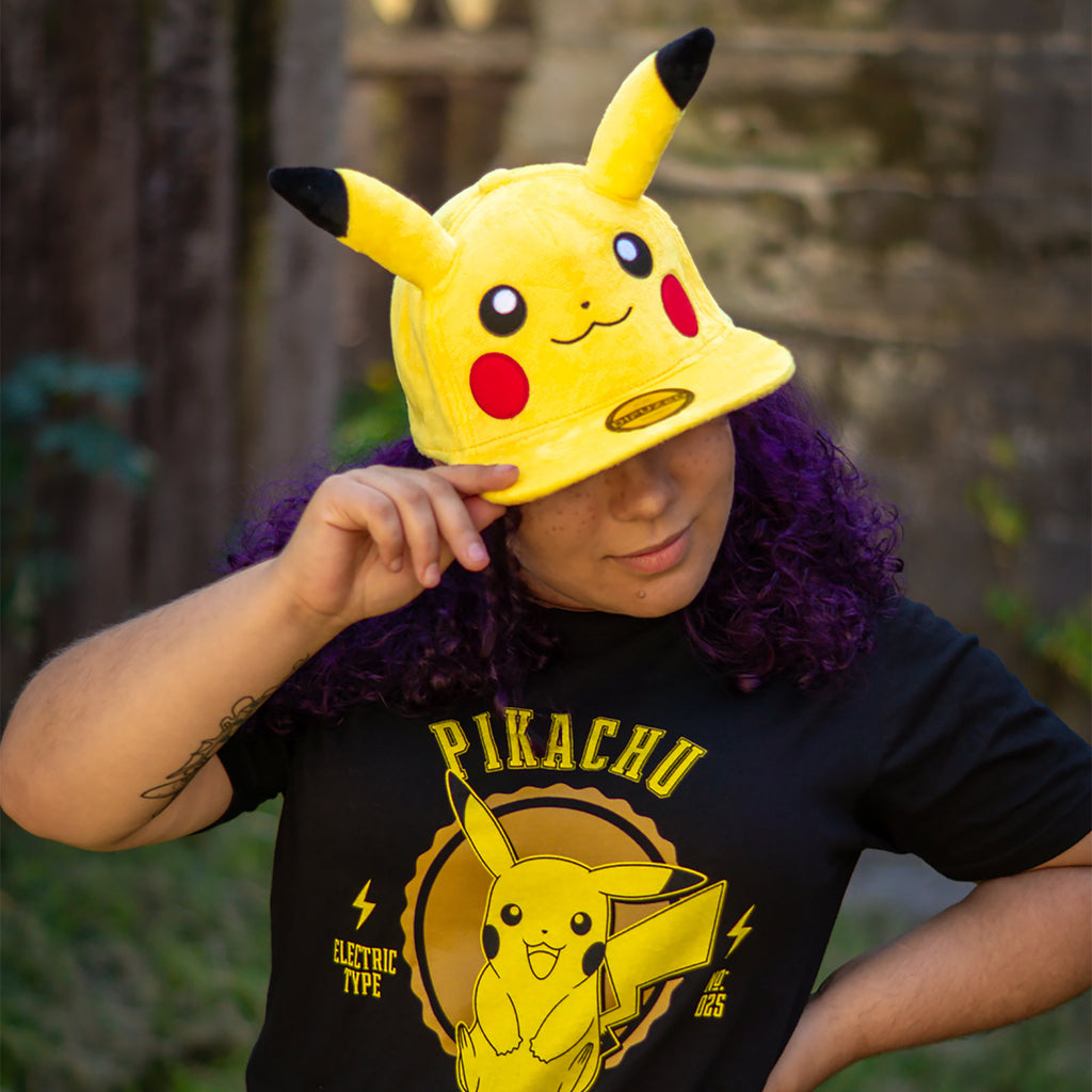 Immagine del prodotto Pokemon - Cappello Snapback in Peluche Pikachu