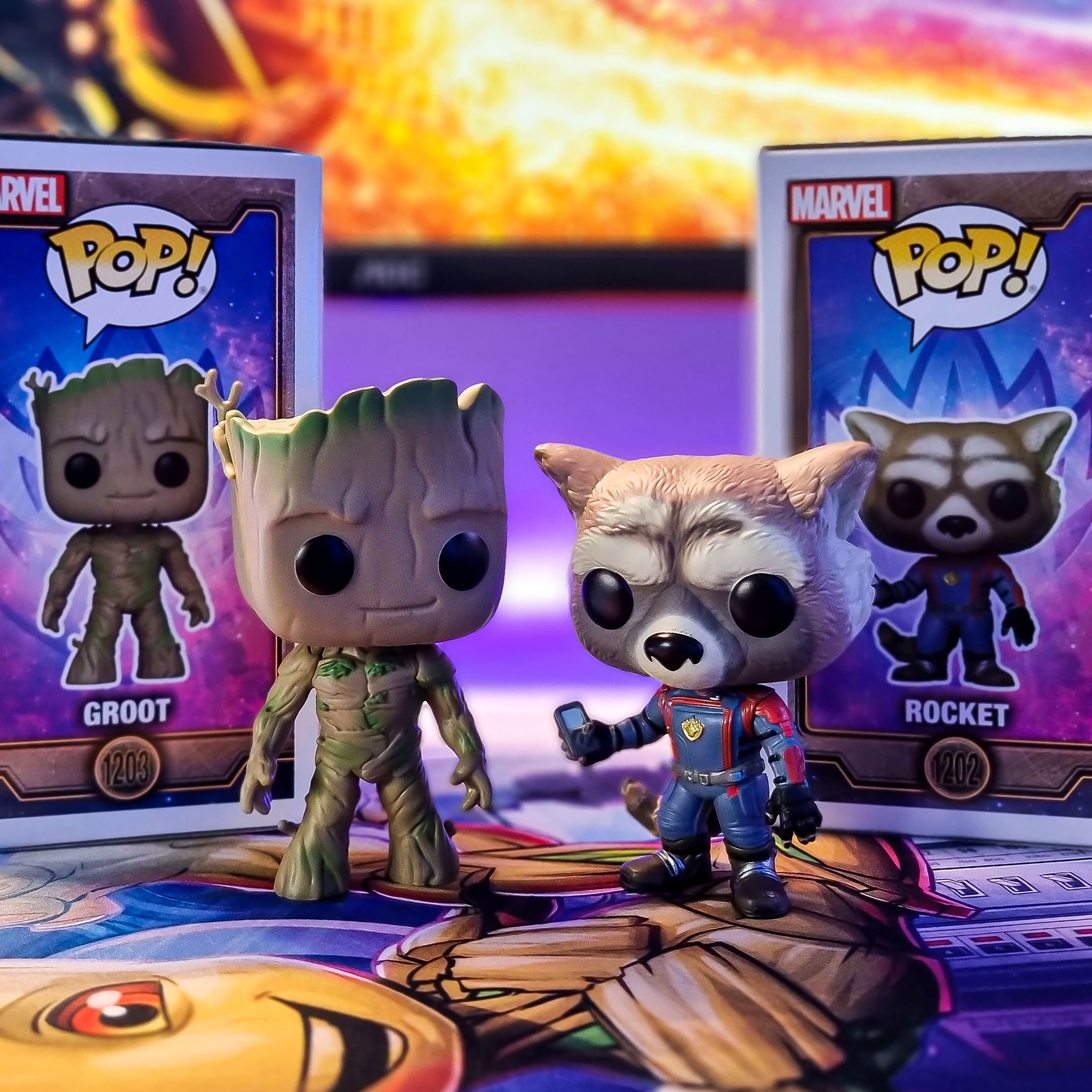 Produktbild Guardians of the Galaxy - Groot Funko Pop Wackelkopf-Figur