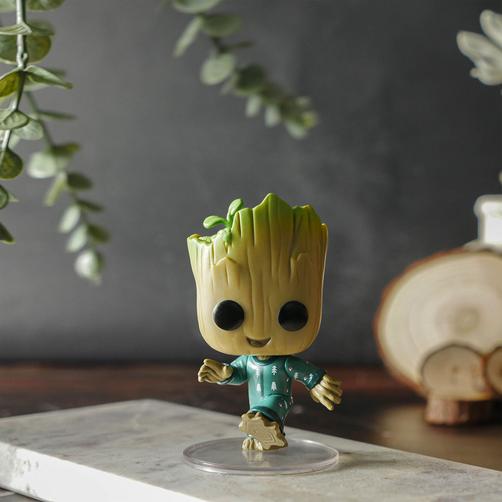 Produktbild I Am Groot - Groot in Onesie Funko Pop Wackelkopf-Figur