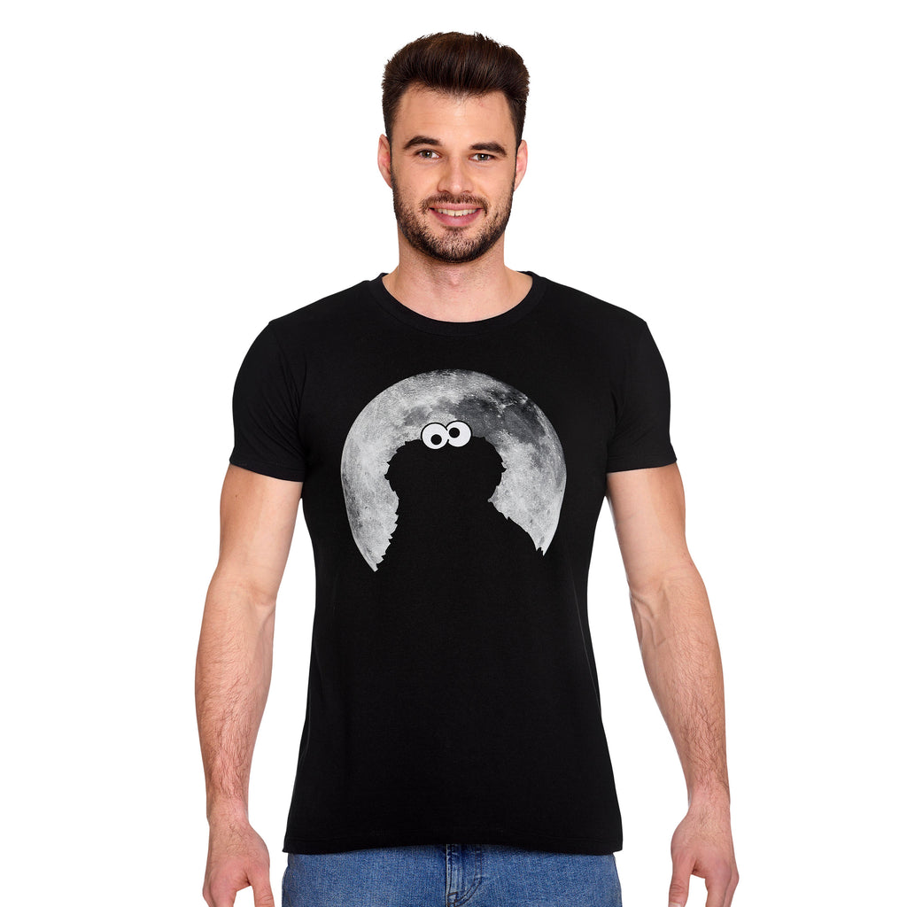 Immagine del prodotto Sesamo Apriti - T-shirt nera Cookie Monster Moonnight