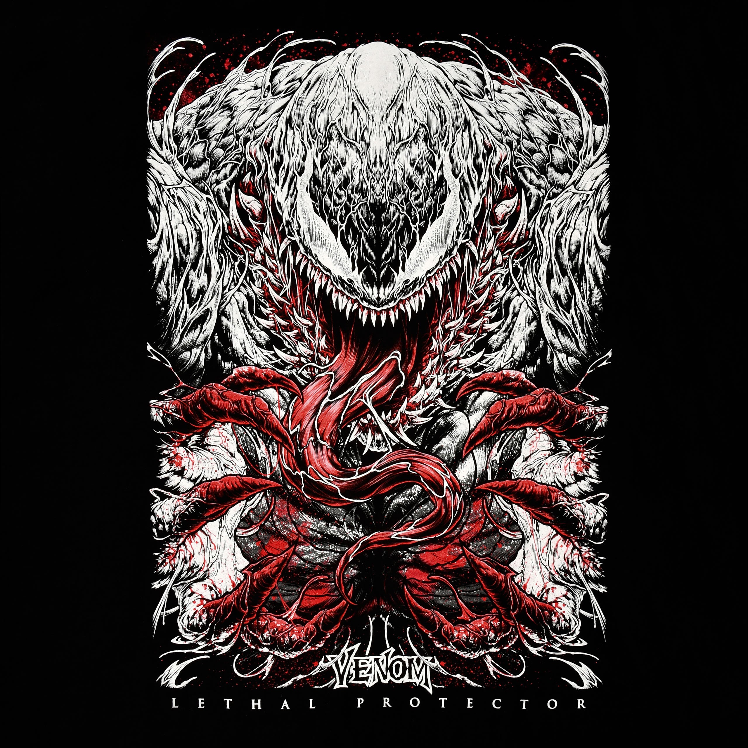 Produktbild Venom - Black White & Blood T-Shirt schwarz