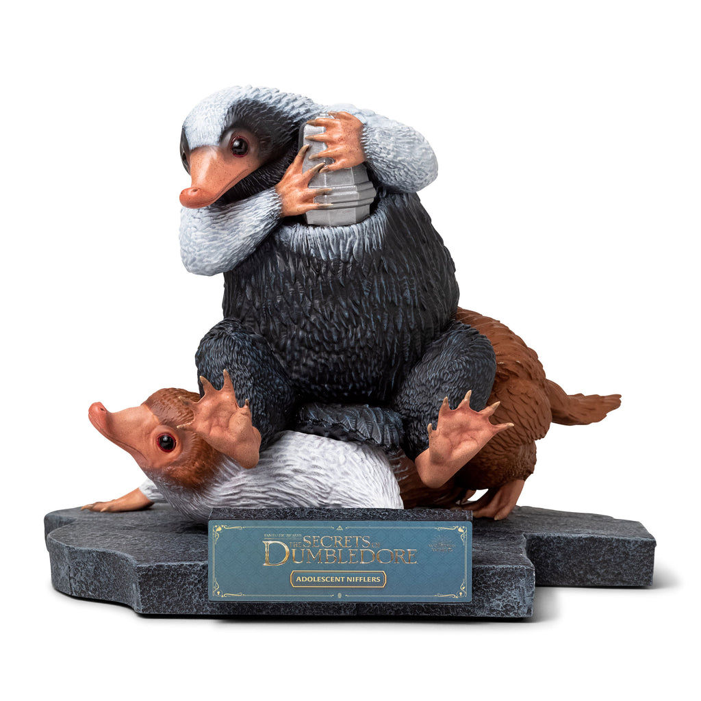 Produktbild Niffler Alfie und Timothy Statue - Phantastische Tierwesen Dumbledores Geheimnisse