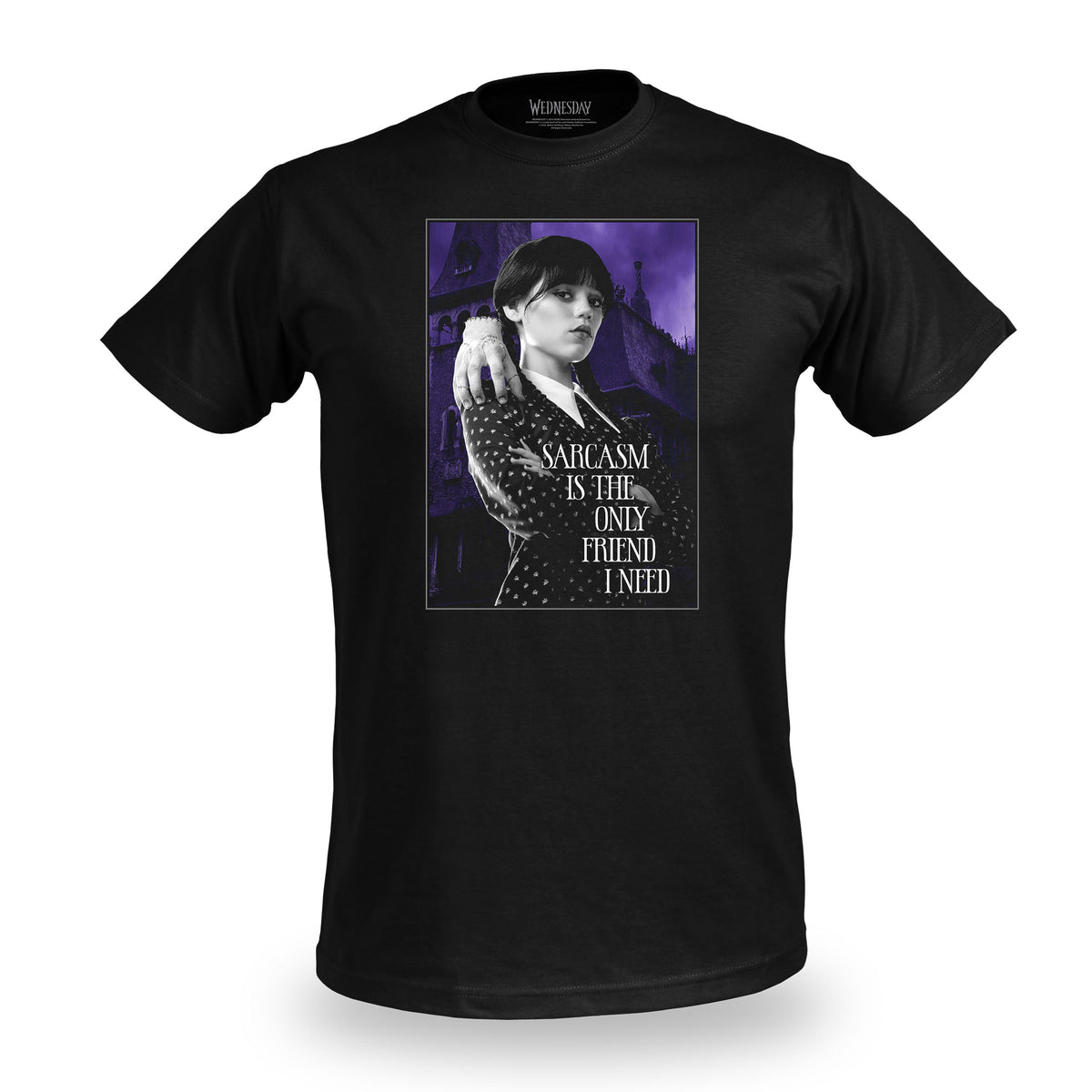 Image produit Mercredi - T-shirt Sarcasme noir