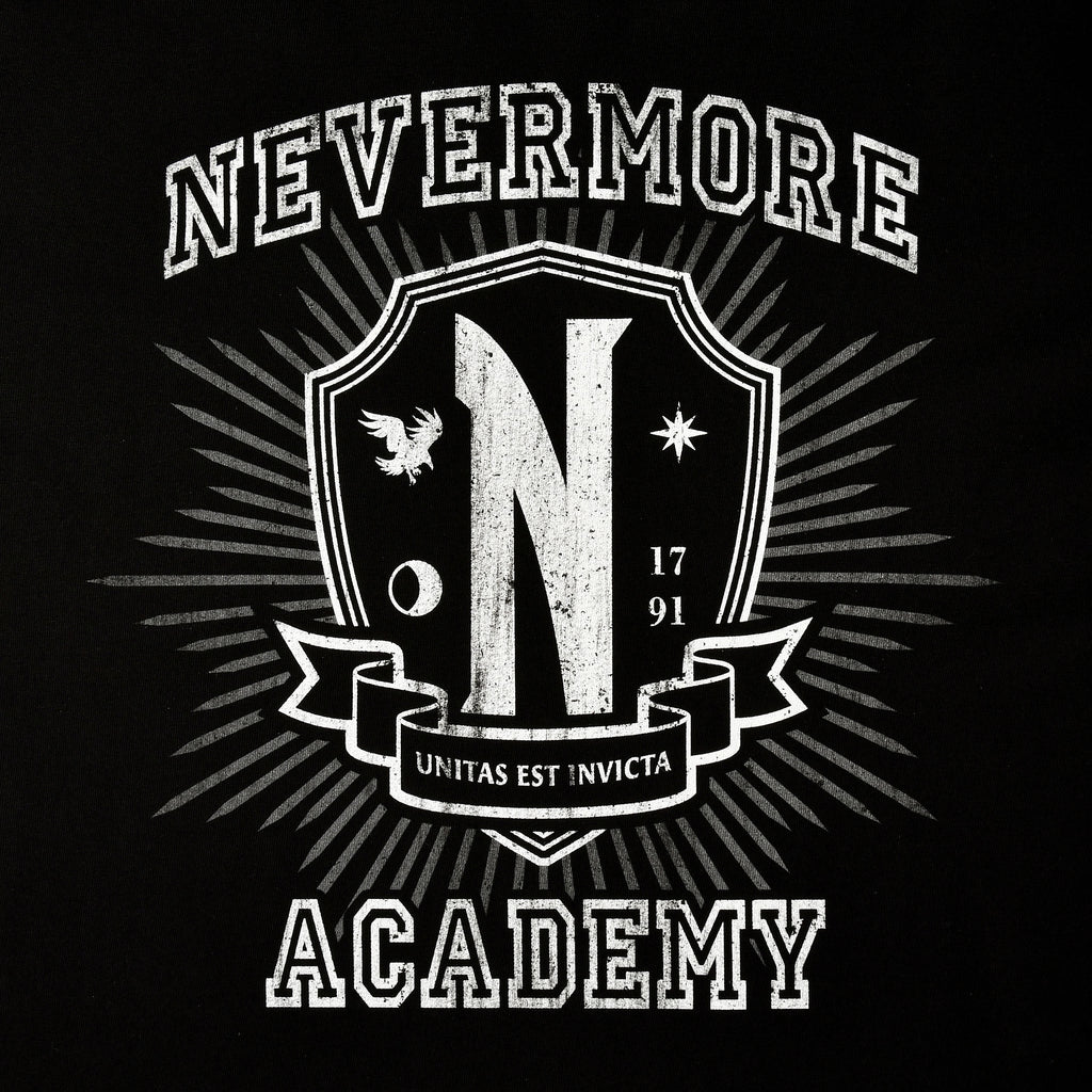 Immagine del prodotto Wednesday - T-shirt nera Nevermore Academy