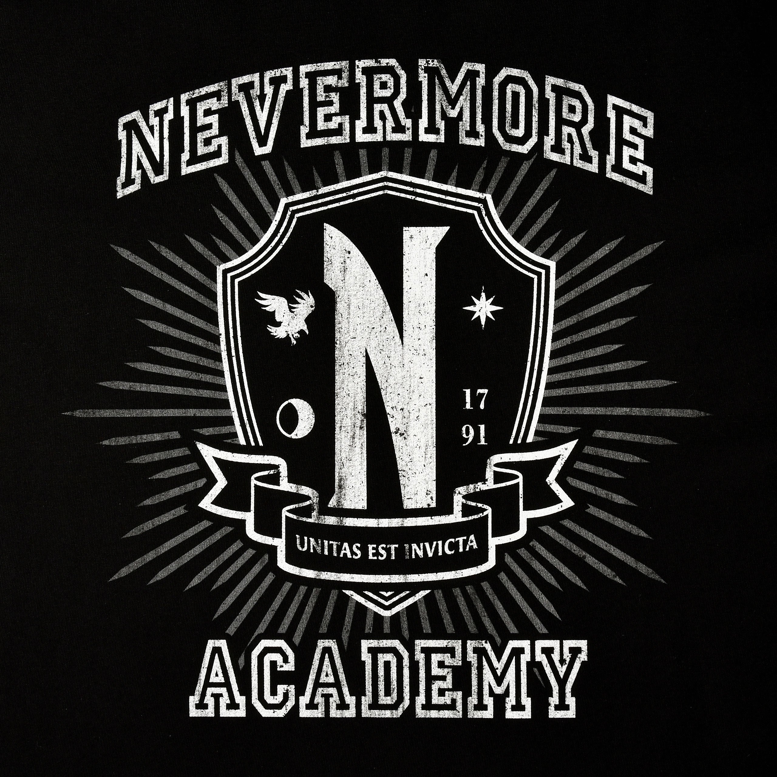 Immagine del prodotto Wednesday - T-shirt nera Nevermore Academy