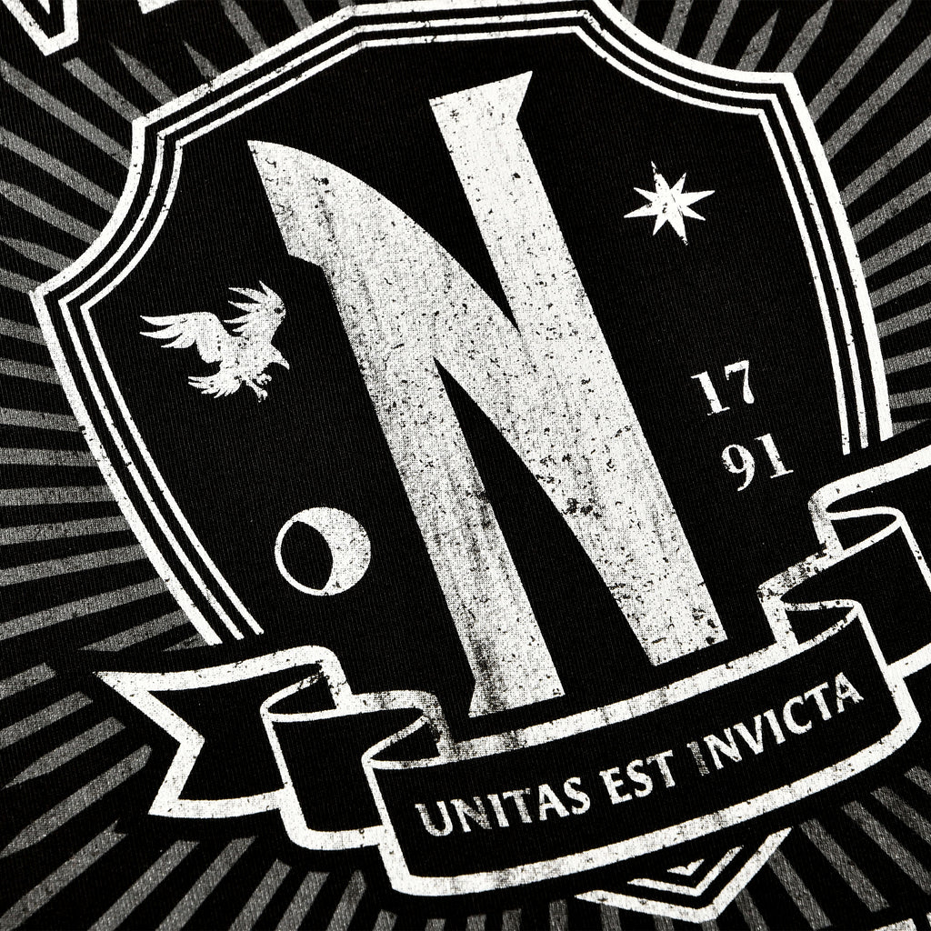 Immagine del prodotto Wednesday - T-shirt nera Nevermore Academy