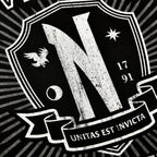 Immagine del prodotto Wednesday - T-shirt nera Nevermore Academy