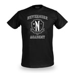 Immagine del prodotto Wednesday - T-shirt nera Nevermore Academy