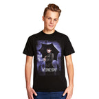 Image produit Mercredi - T-shirt Poster Teaser noir