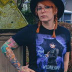 Image produit Mercredi - T-shirt Poster Teaser noir