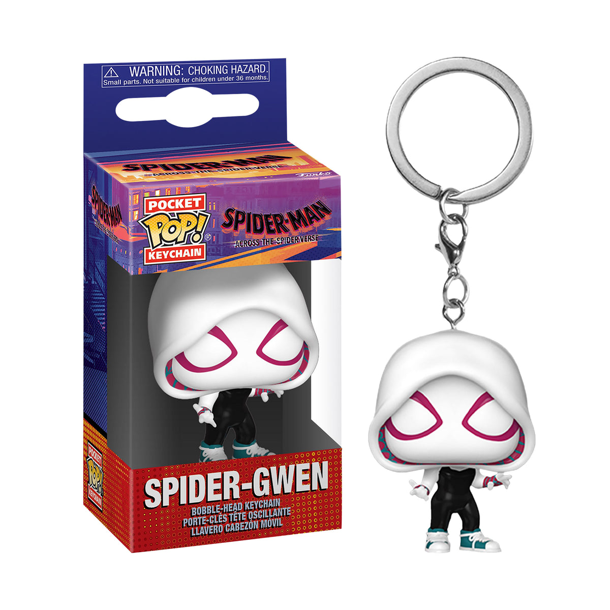 Image produit Spider-Man Across The Spider-Verse - Spider-Gwen Funko Pop Porte-clés