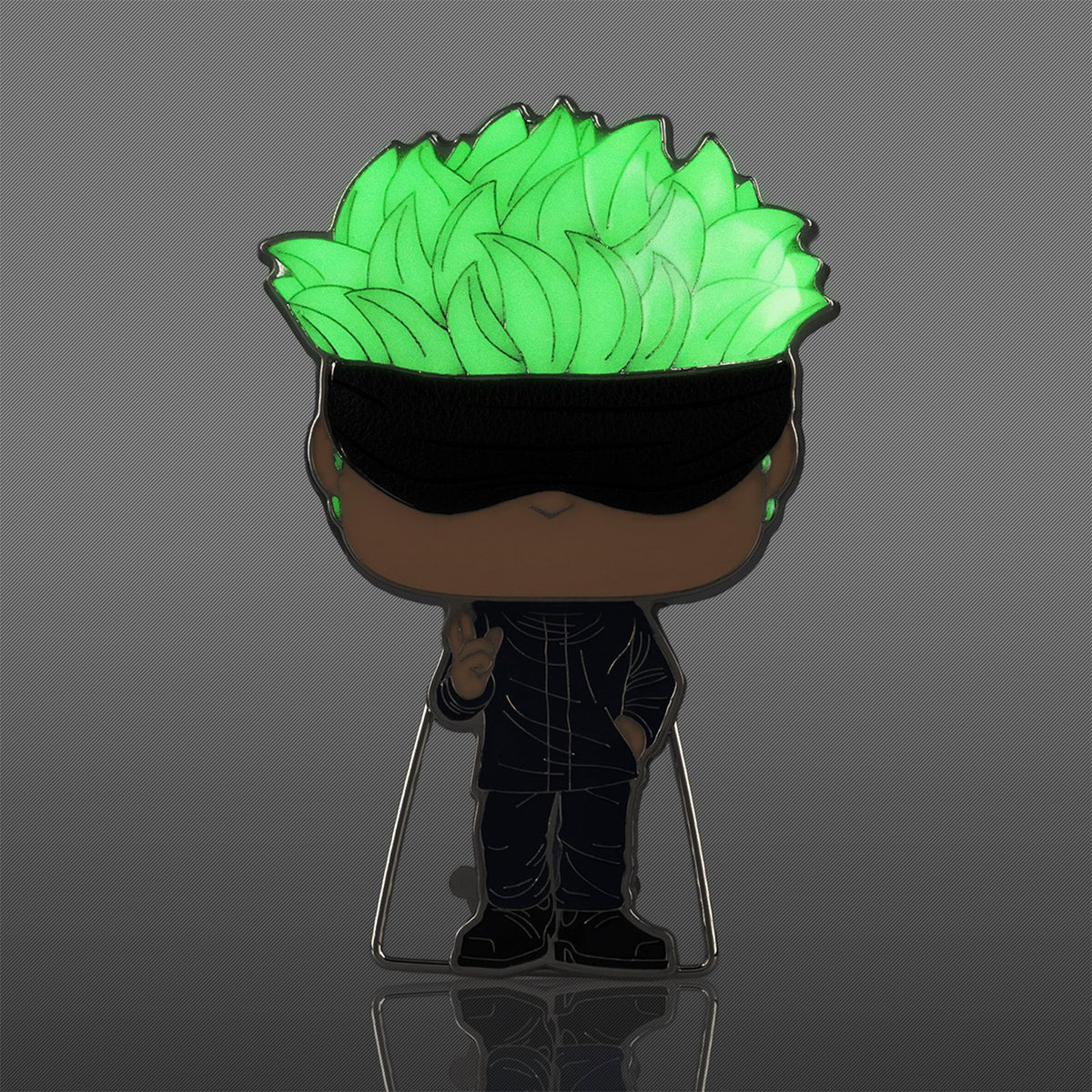 Immagine del prodotto Jujutsu Kaisen - Satoru Gojo Glow in the Dark Funko Pop Pin 10 cm