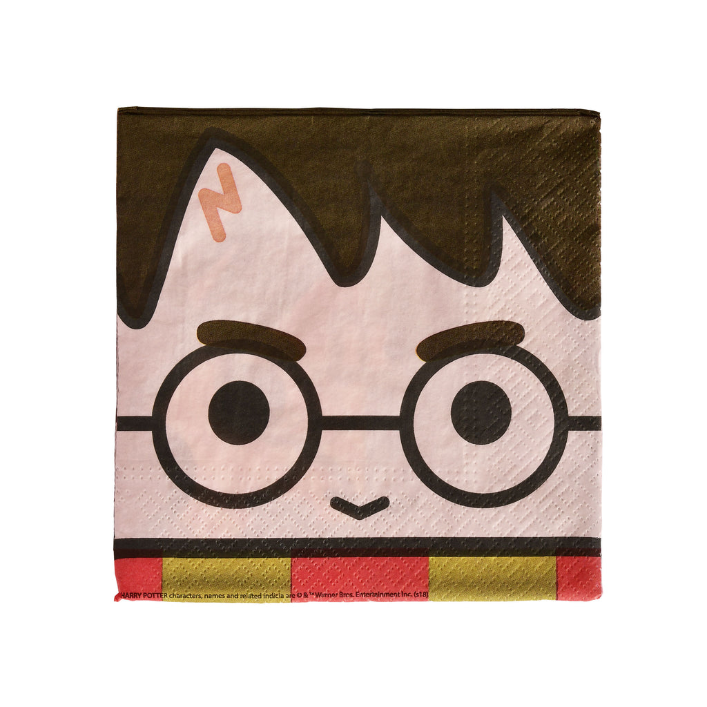 Image produit Harry Potter - Ensemble de serviettes pour fête d'anniversaire
