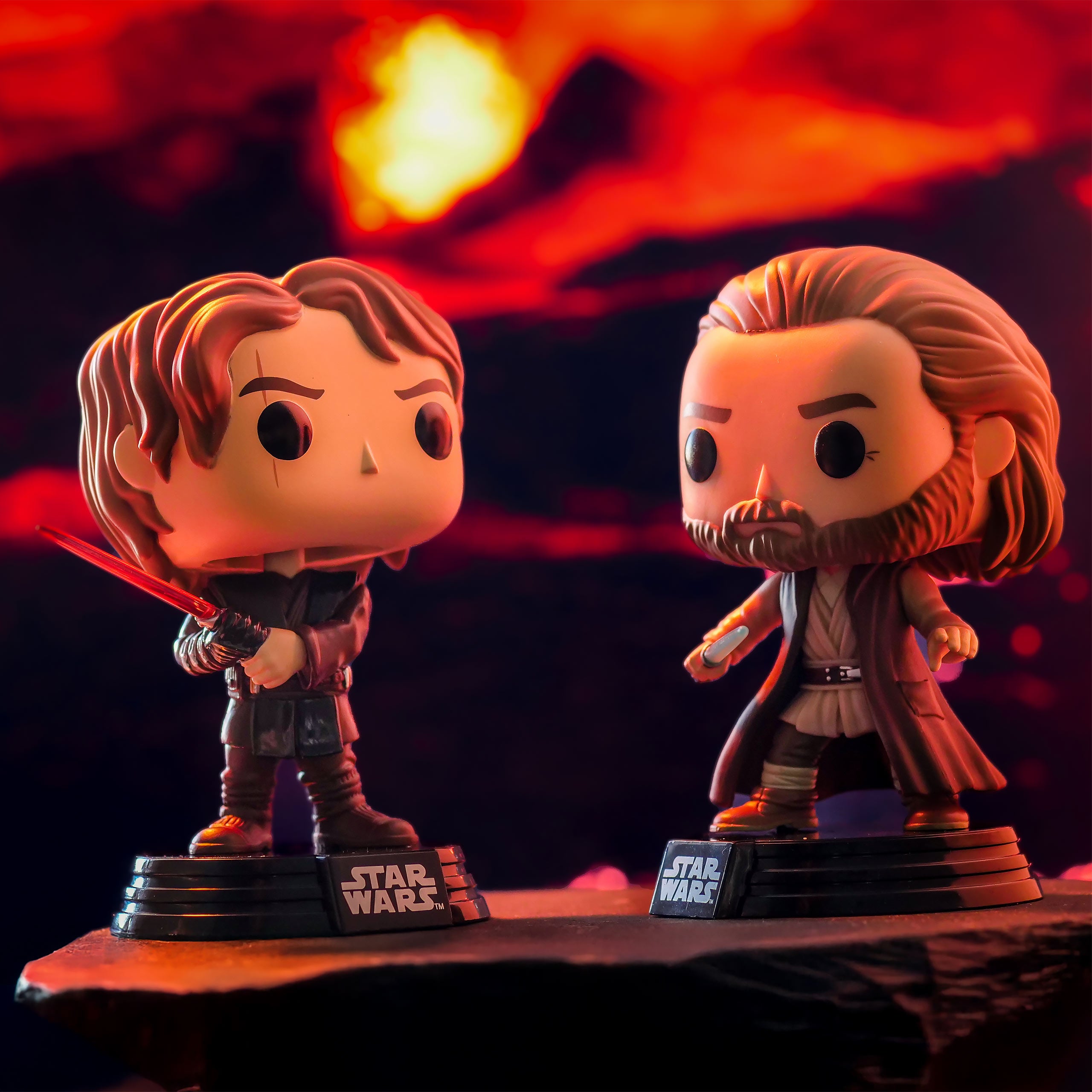 Immagine del prodotto Obi-Wan Battle Funko Pop Figura a Testa Mobile - Star Wars