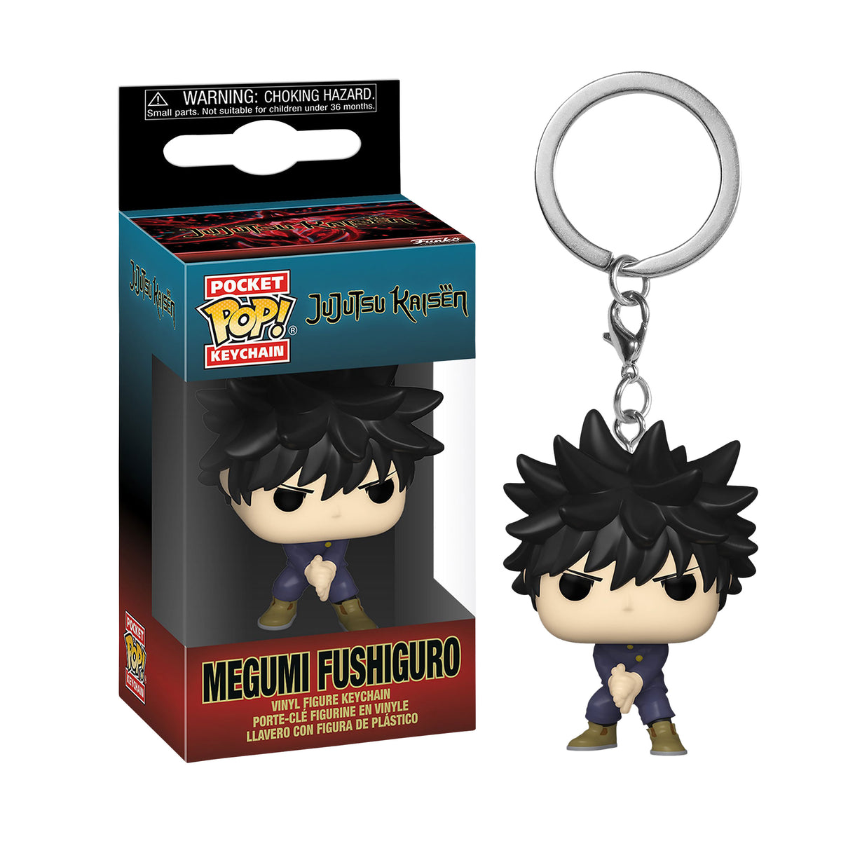 Produktbild Jujutsu Kaisen - Megumi Funko Pop Schlüsselanhänger
