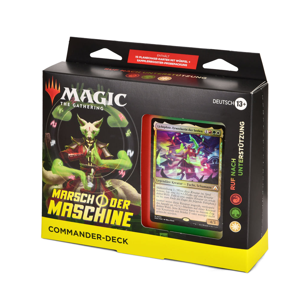 Produktbild Marsch der Maschine Ruf nach Unterstützung Commander Deck - Magic The Gathering