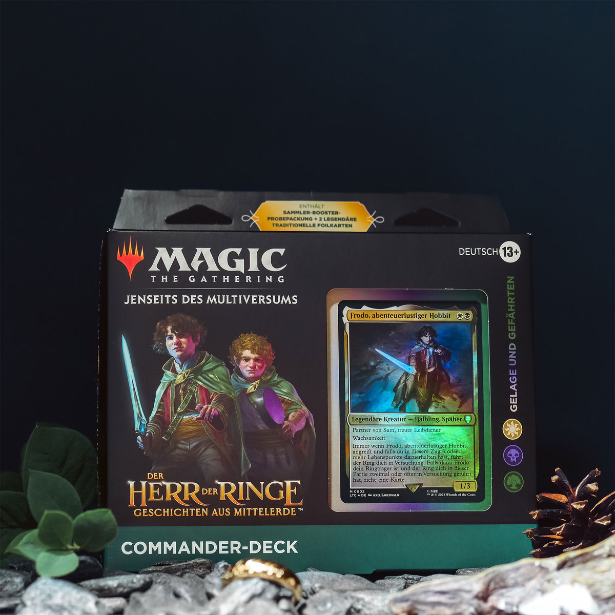Immagine del prodotto Il Signore degli Anelli Terra di Mezzo Banchetto e Compagni Commander Deck - Magic The Gathering