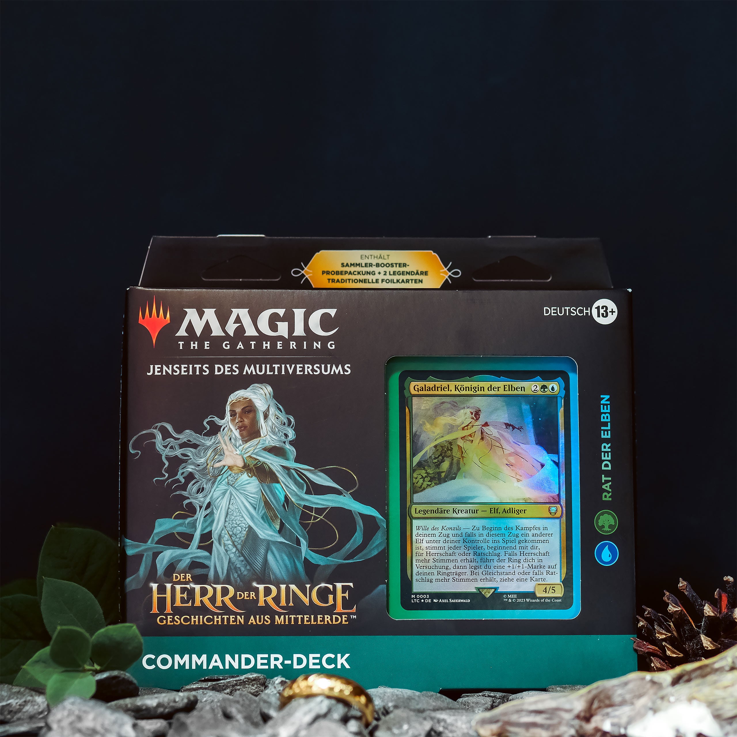 Produktbild Der Herr der Ringe Mittelerde Rat der Elben Commander Deck - Magic The Gathering