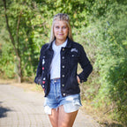 Produktbild Alice im Wunderland - World Of My Own Jeansjacke Damen schwarz