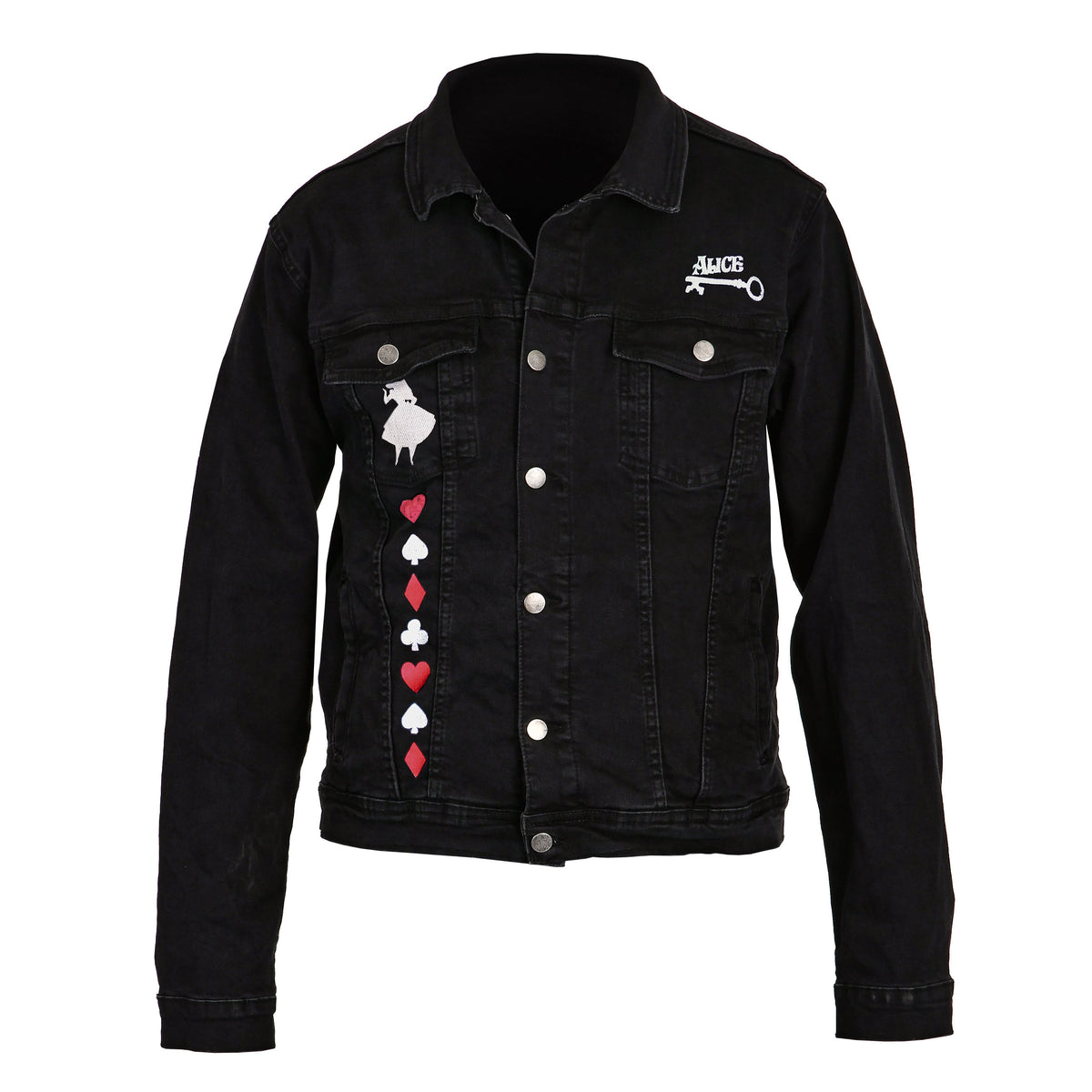 Produktbild Alice im Wunderland - World Of My Own Jeansjacke Damen schwarz