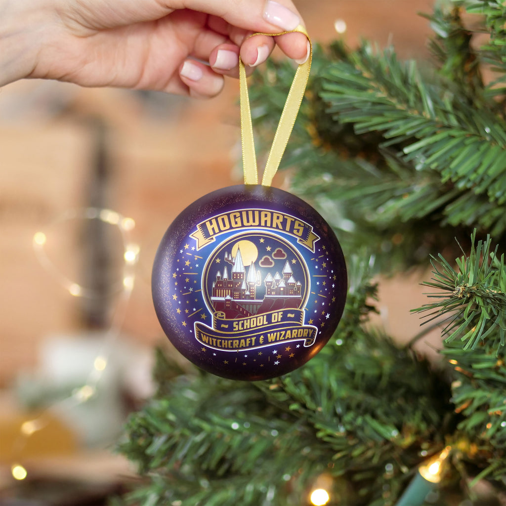 Produktbild Harry Potter - Hogwarts School of Witchcraft Weihnachtskugel mit Kette