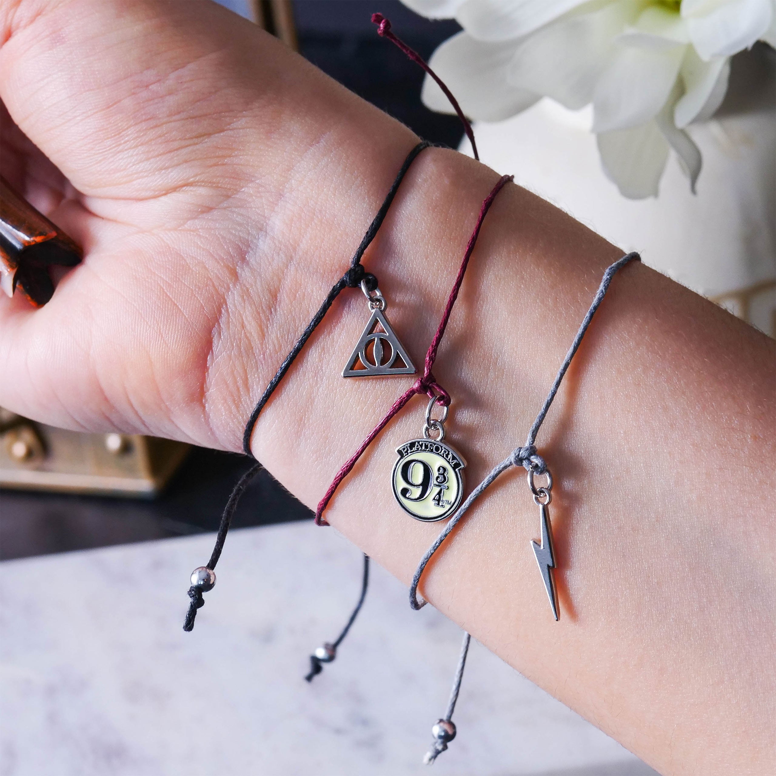 Immagine del prodotto Harry Potter - Set di 3 braccialetti con ciondolo