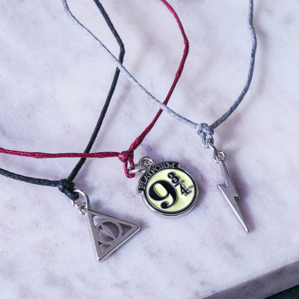 Immagine del prodotto Harry Potter - Set di 3 braccialetti con ciondolo
