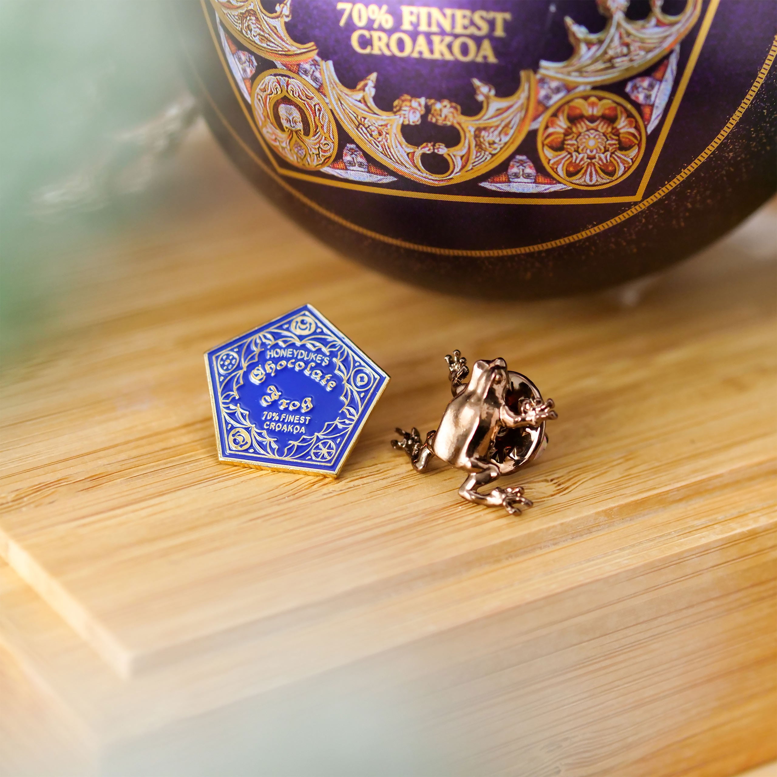 Image produit Harry Potter - Boule de Noël Grenouille en chocolat avec épingles