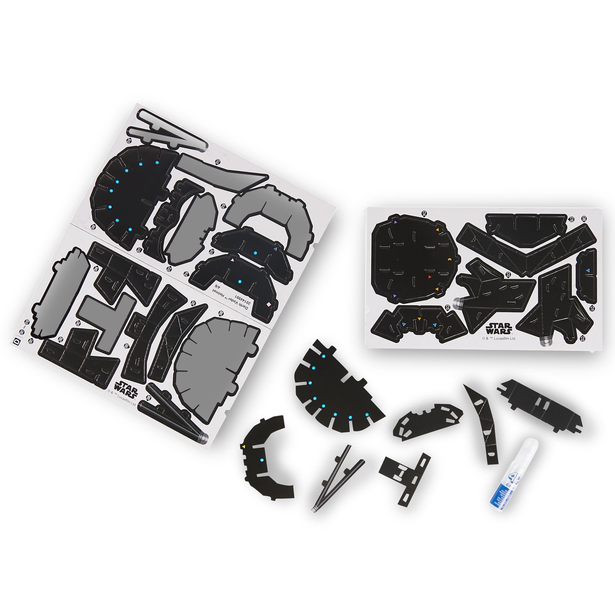 Image produit Casque Darth Vader Kit de construction de modèle 4D - Star Wars