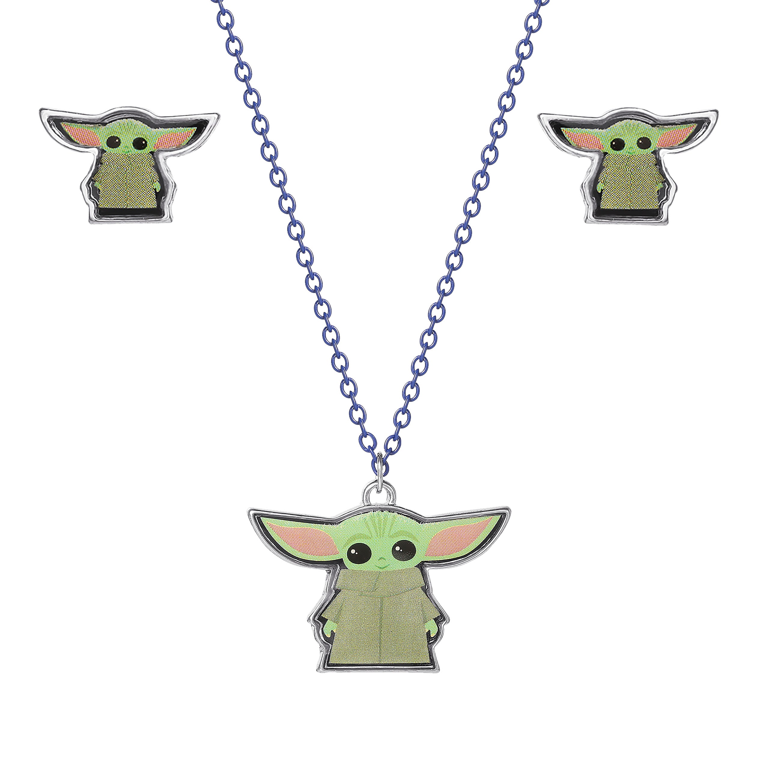 Image produit Collier Grogu avec boucles d'oreilles - Star Wars The Mandalorian