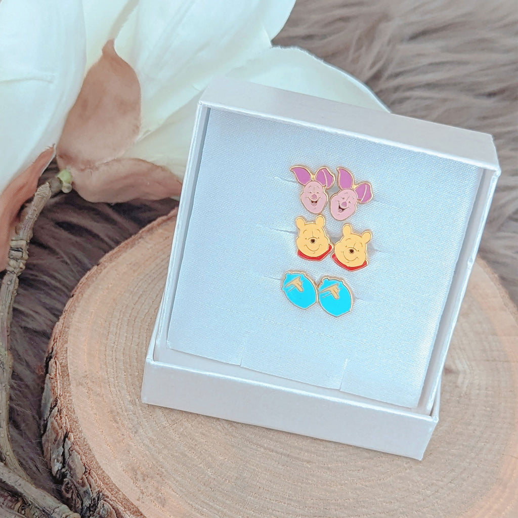 Product image Winnie the Pooh - Set of 3 Stud Earrings in Gift Box