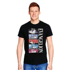 Produktbild Evangelion - Characters Eyes T-Shirt schwarz