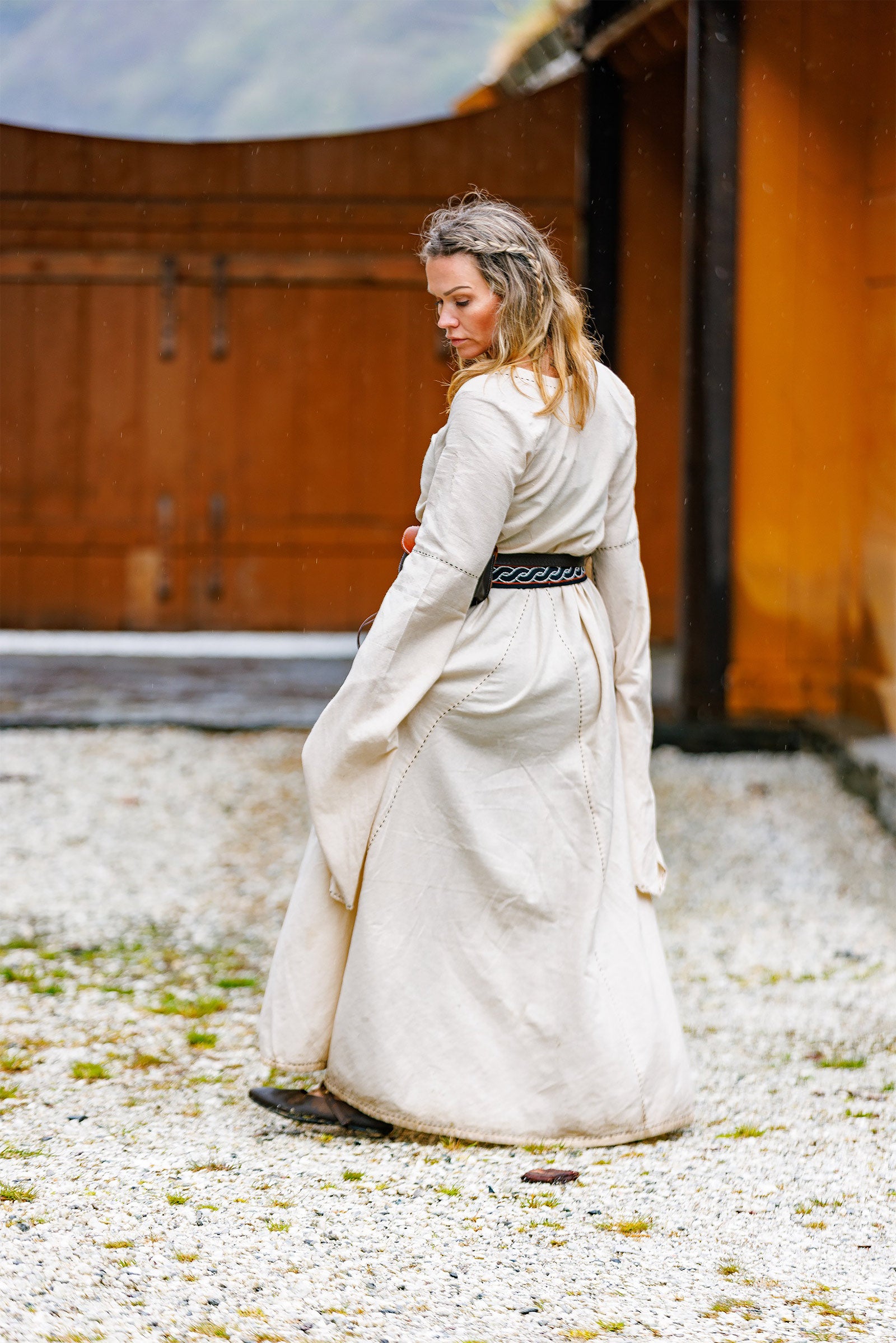 Produktbild Mittelalter Kleid Begina beige
