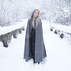 Produktbild Mittelalter Umhang Elinor grau