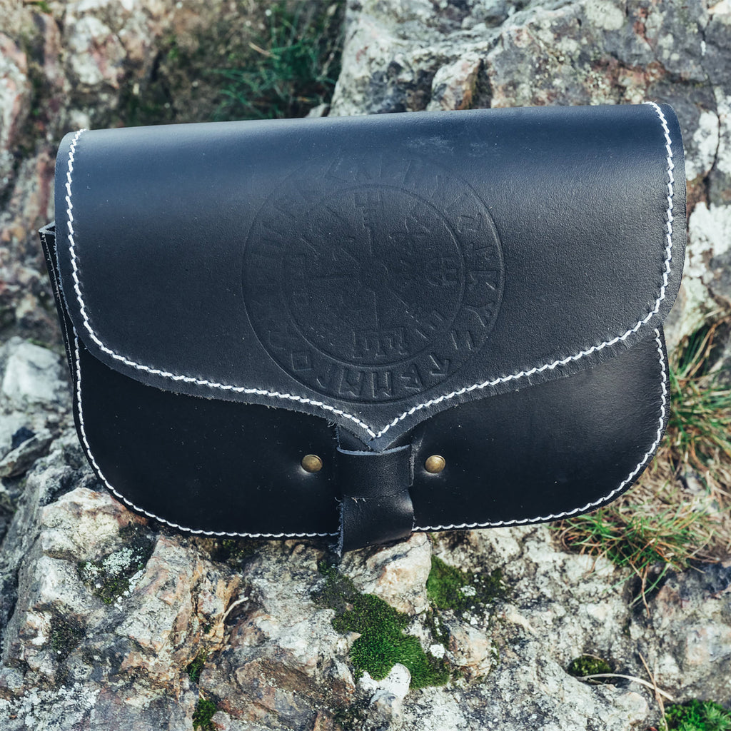 Image produit Bourse de ceinture médiévale Folkvar noire